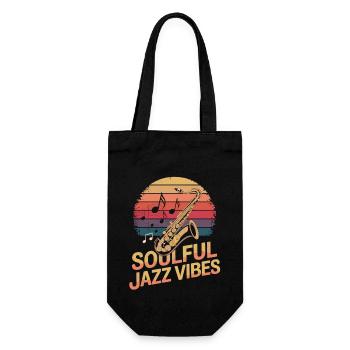 Jazz avec des vibrations soul - Sac à bouteille - noir - Devant