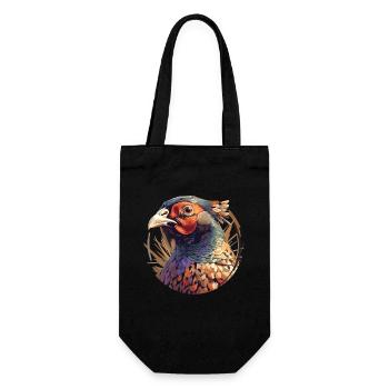 Pheasants Pheasant - Gift Bag for Bottles - black - Front