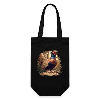 Pheasants Pheasant - Gift Bag for Bottles - black - Front