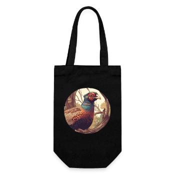 Pheasants Pheasant - Gift Bag for Bottles - black - Front