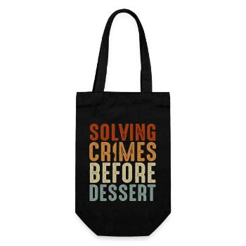 Murder Mystery Dinner Fun Night - Gift Bag for Bottles - black - Front