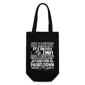 CNC Machinist It's In My DN - Gift Bag for Bottles - black - Front