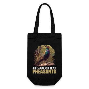 Pheasants Pheasant - Gift Bag for Bottles - black - Front