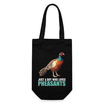 Pheasants Pheasant - Gift Bag for Bottles - black - Front