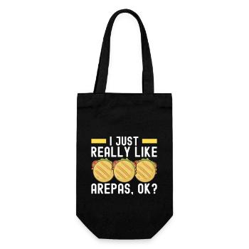 Arepas vénézuélienne - Sac à bouteille - noir - Devant