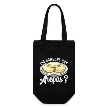 Arepas vénézuélienne - Sac à bouteille - noir - Devant