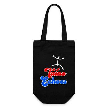 Taíno Echoes Caribbean Ancestry Pride - Gift Bag for Bottles - black - Front