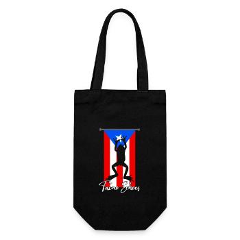 Taíno Echoes Caribbean Ancestry Pride - Gift Bag for Bottles - black - Front