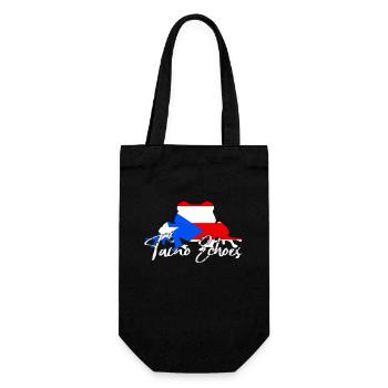 Taíno Echoes Caribbean Ancestry Pride - Gift Bag for Bottles - black - Front
