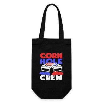 Cornhole Crew pour les amateurs de cornhole - Sac à bouteille - noir - Devant
