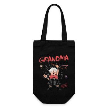 Badass Grandma depuis 1983 – 42 ans de plaisir - Sac à bouteille - noir - Devant