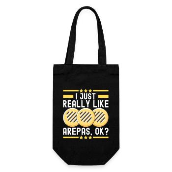 Arepas vénézuélienne - Sac à bouteille - noir - Devant