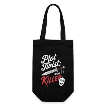 Meurtre Mystère Tenue de dîner, Fête, Scène de crime - Sac à bouteille - noir - Devant