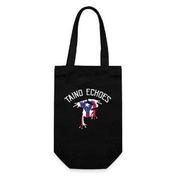 Taíno Echoes Caribbean Ancestry Pride - Gift Bag for Bottles - black - Front