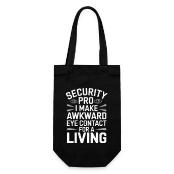 Private Security Professional Bodyguard Vip - Gift Bag for Bottles - black - Front