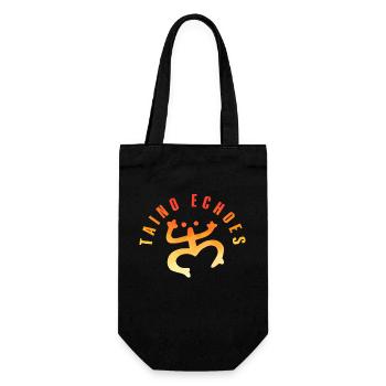 Taíno Echoes Caribbean Ancestry Pride - Gift Bag for Bottles - black - Front
