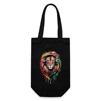 Chemise de musique Rasta Lion - Sac à bouteille - noir - Devant