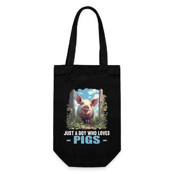 Cochon Cochon - Sac à bouteille - noir - Devant