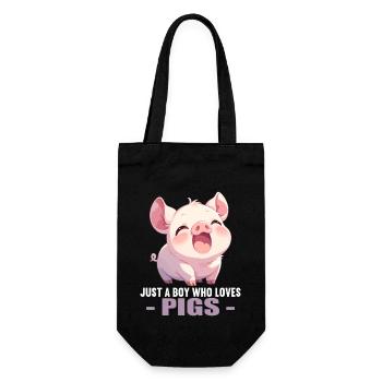 Cochon Cochon - Sac à bouteille - noir - Devant