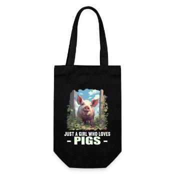 Cochon Cochon - Sac à bouteille - noir - Devant