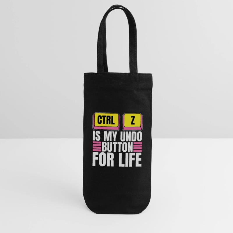 Coder Ctrl + Z Is My Undo Button Web Developer Geschenkbeutel für Flaschen