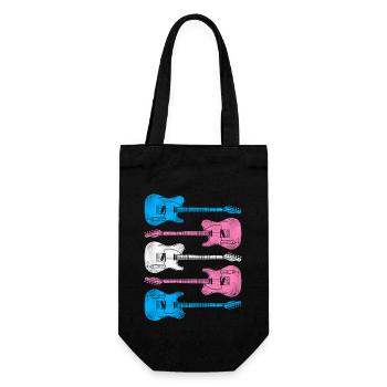 Transgender Trans LGBT Pride - Gift Bag for Bottles - black - Front
