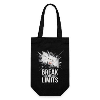 Dunk and Destruction – Break the Limits - Gift Bag for Bottles - black - Front