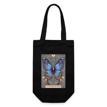 Tarotkarte - Geschenkbeutel für Flaschen - Schwarz - Vorne