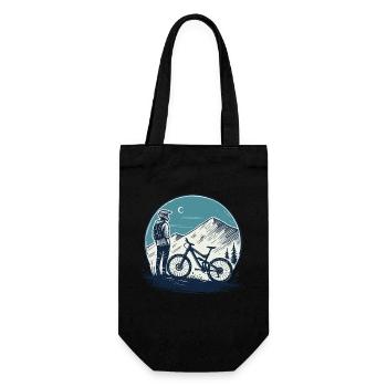 Cycling Adventure Mountains Night Riders - Gift Bag for Bottles - black - Front