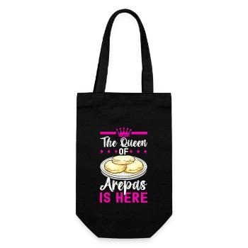 Venezuelan Arepas - Gift Bag for Bottles - black - Front