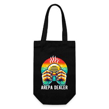 Venezuelan Arepas - Gift Bag for Bottles - black - Front