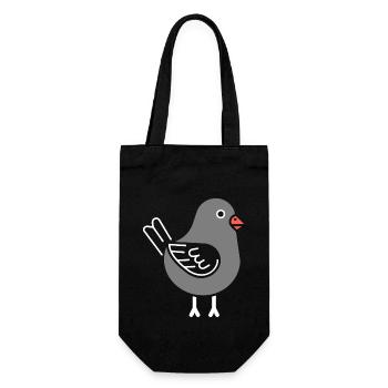 pigeon - Sac à bouteille - noir - Devant