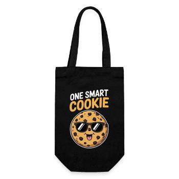 Cookies Saying Chocolate Cookies Funny Cookie Gift - Gift Bag for Bottles - black - Front