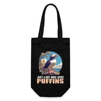 Puffin - Gift Bag for Bottles - black - Front