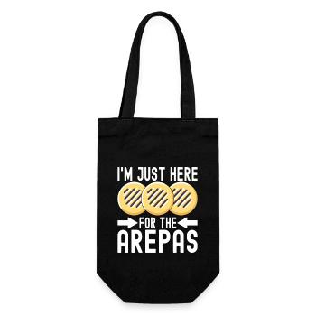 Arepas vénézuélienne - Sac à bouteille - noir - Devant