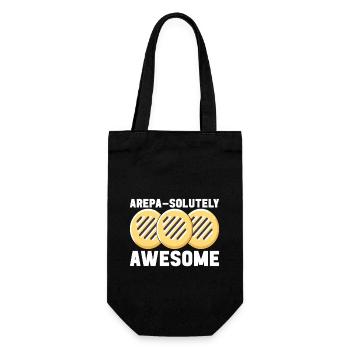 Venezuelan Arepas - Gift Bag for Bottles - black - Front