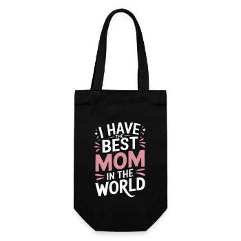 Fête des mères Maman Chère maman maman disant - Sac à bouteille - noir - Devant