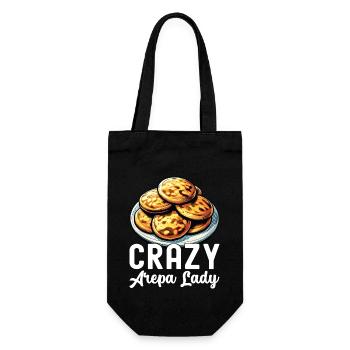 Venezuelan Arepas - Gift Bag for Bottles - black - Front