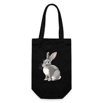 Bunny Bunny - Gift Bag for Bottles - black - Front