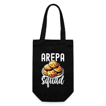 Arepas vénézuélienne - Sac à bouteille - noir - Devant