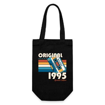 30ème anniversaire cadeau mari cassette avril 1995 - Sac à bouteille - noir - Devant