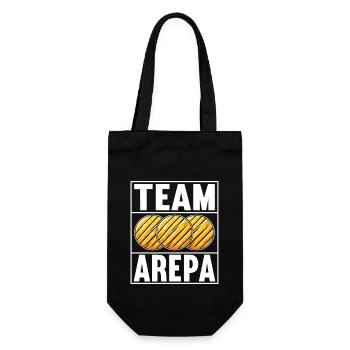 Venezuelan Arepas - Gift Bag for Bottles - black - Front