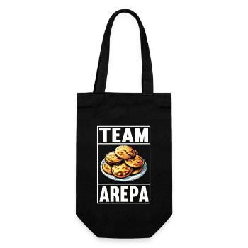 Venezuelan Arepas - Gift Bag for Bottles - black - Front