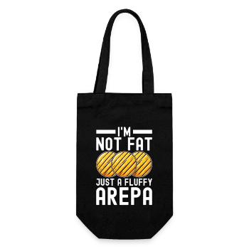 Venezuelan Arepas - Gift Bag for Bottles - black - Front