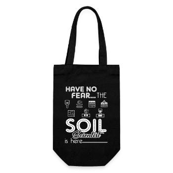 Soil Scientist Have No Fear - Gift Bag for Bottles - black - Front