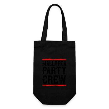 Mallorca Party Crew - Geschenkbeutel für Flaschen - Schwarz - Vorne