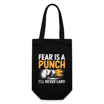 La peur est un coup de poing que je n’atterrirai jamais Boxer Sports - Sac à bouteille - noir - Devant