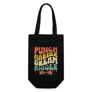 Coup de poing plus fort Rêve plus grand Boxer Sports Force - Sac à bouteille - noir - Devant