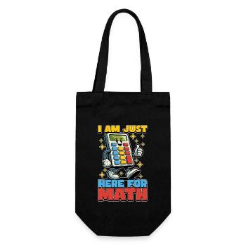 Mathematician I Am Just Here For Mathematical - Gift Bag for Bottles - black - Front