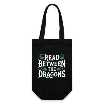 Fantasy Book Reader Magical Story Liebhaber - Geschenkbeutel für Flaschen - Schwarz - Vorne